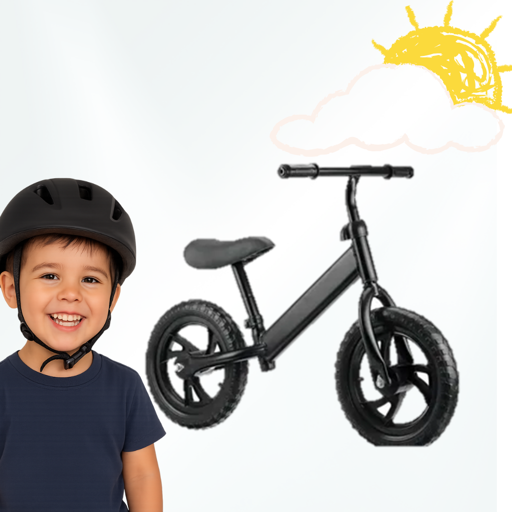 Bicicleta De Aprendizaje Para Niño/a color negro