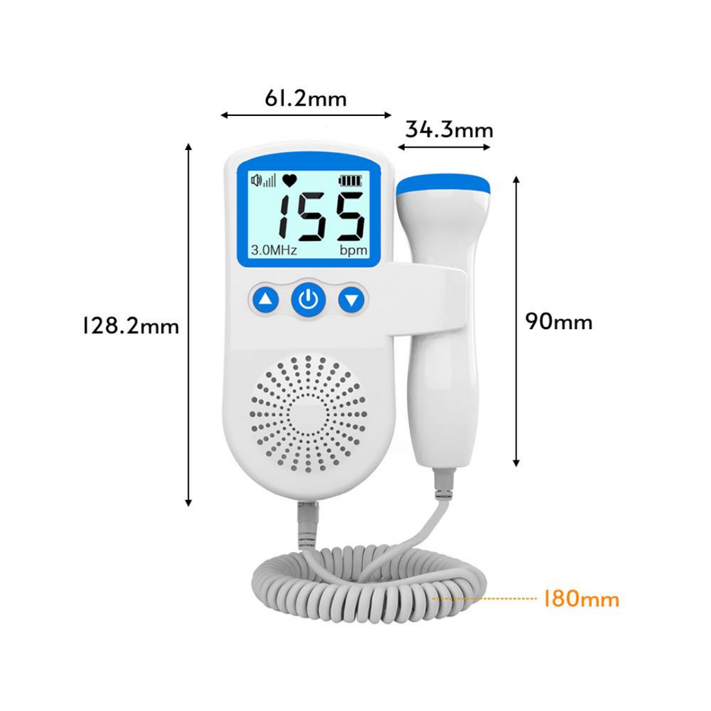 Monitor Fetal Doppler Latido Cardiaco